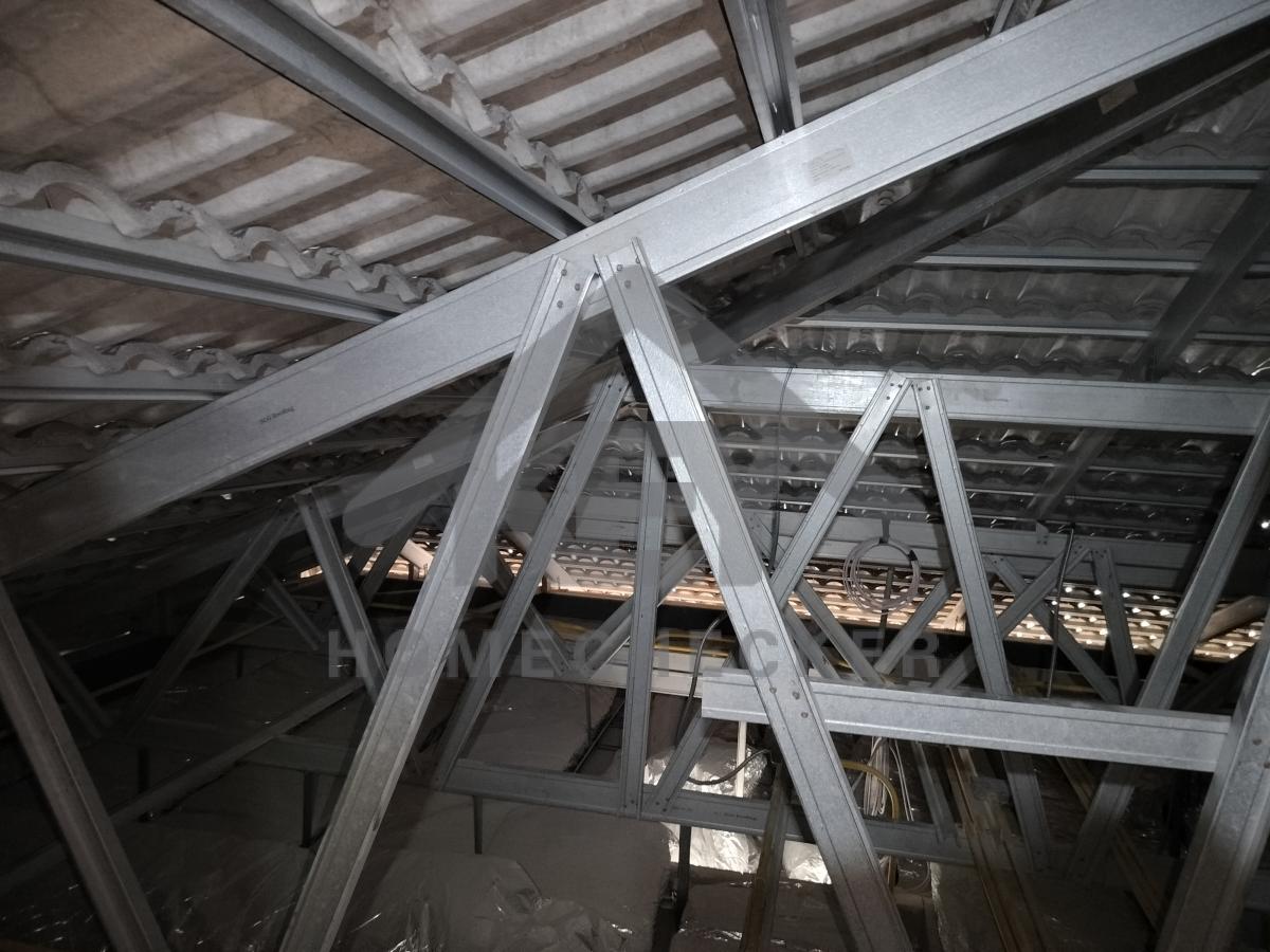 งานฝ้าชายคาและโครงฝ้า