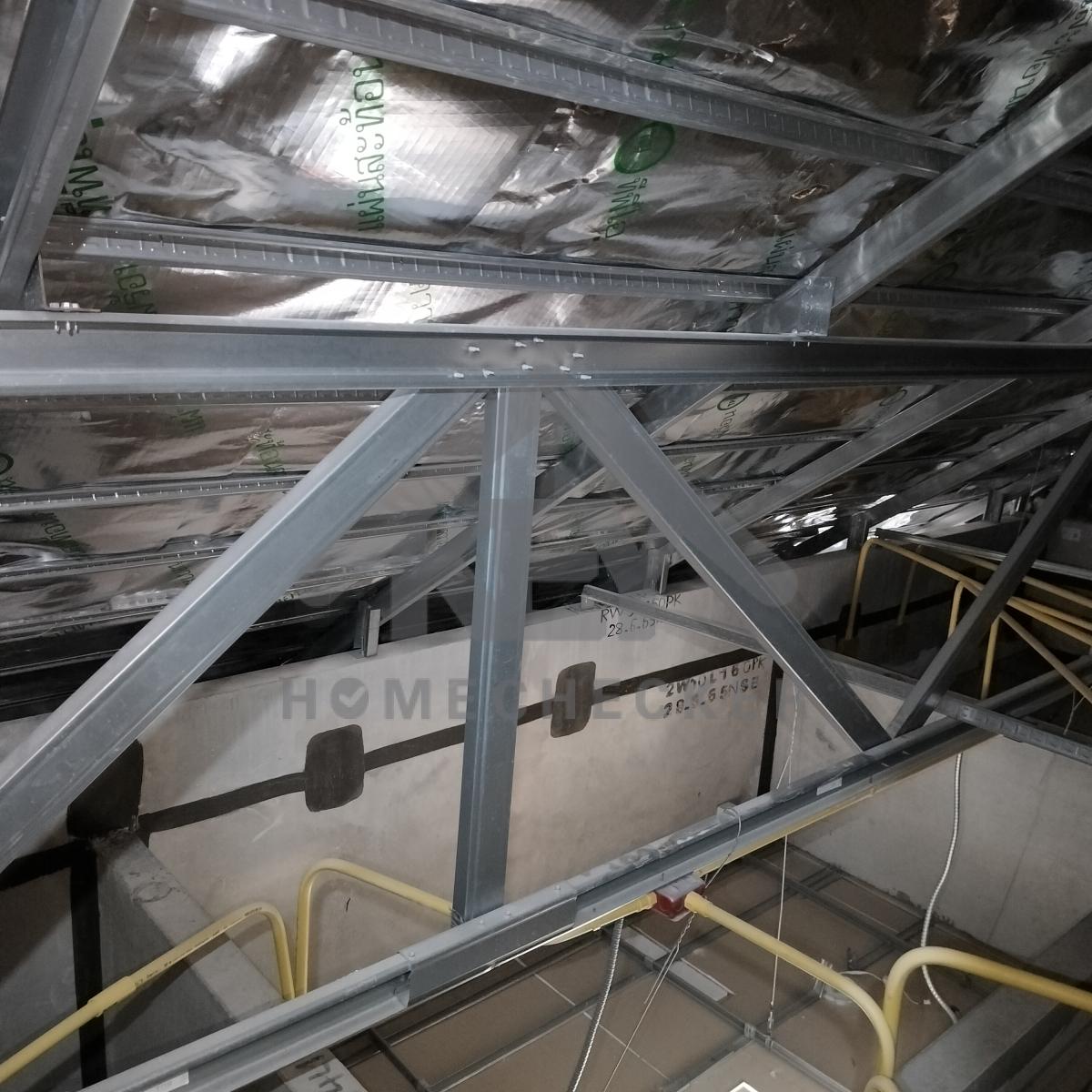 งานฝ้าชายคาและโครงฝ้า