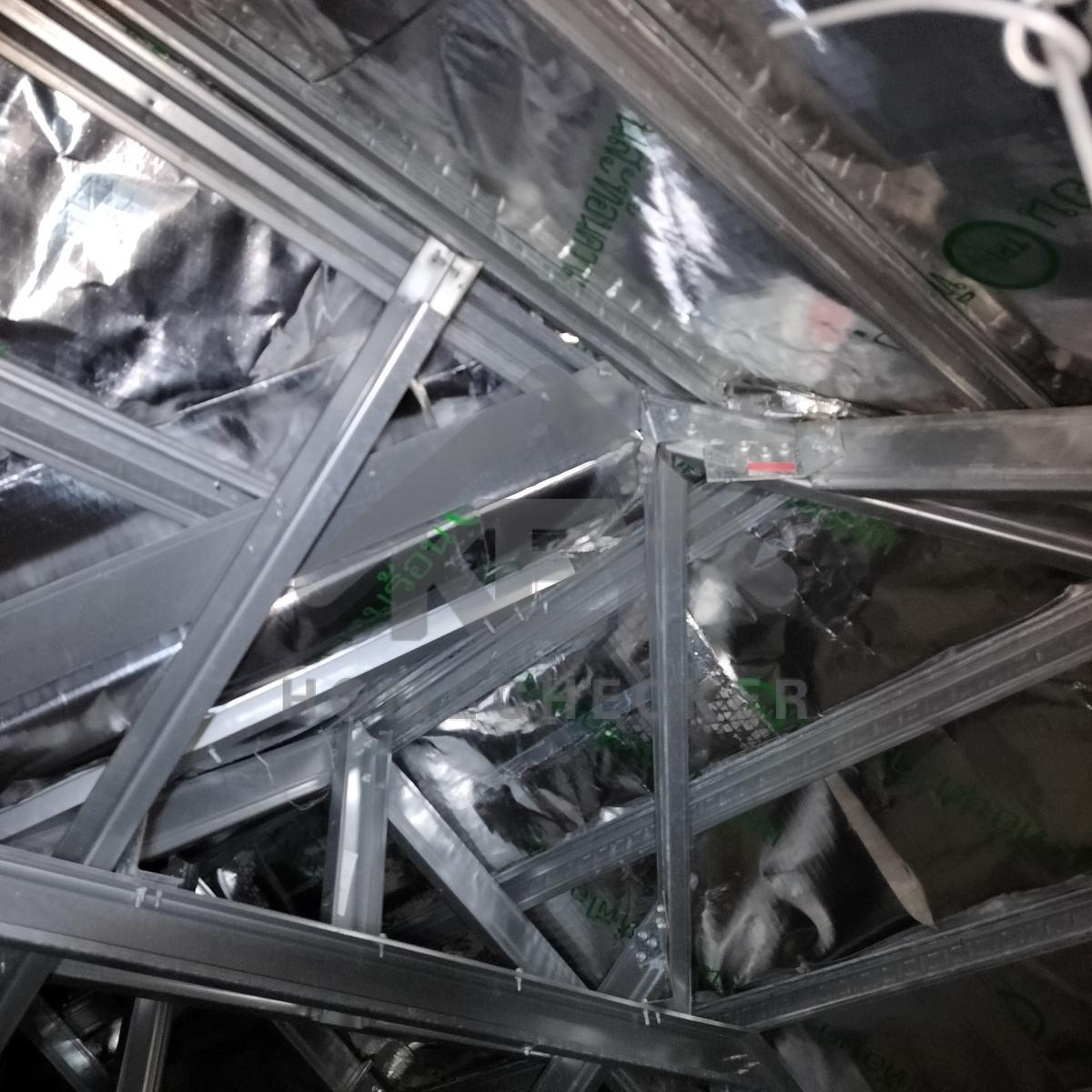 งานฝ้าชายคาและโครงฝ้า