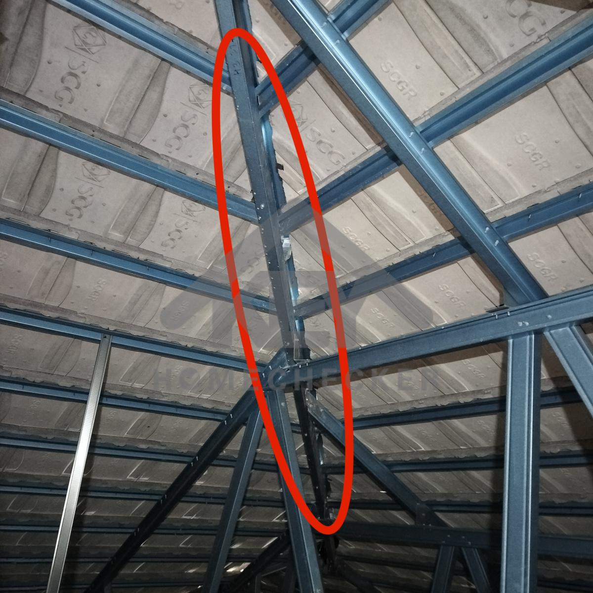 งานฝ้าชายคาและโครงฝ้า