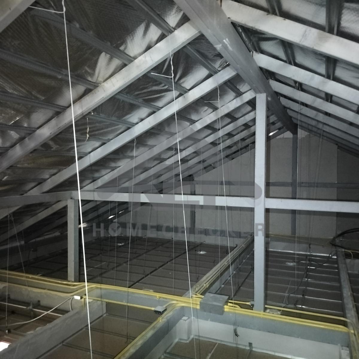 งานฝ้าชายคาและโครงฝ้า