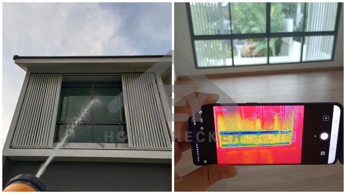 งานเทสน้ำ ประตูหน้าต่าง