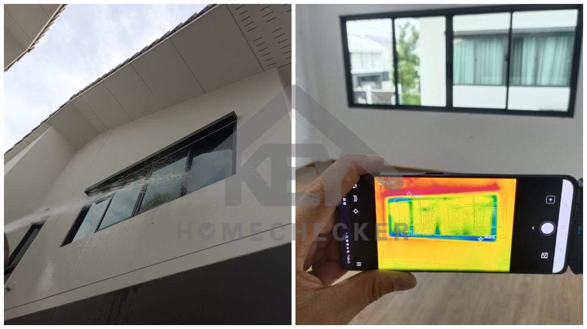 งานเทสน้ำ ประตูหน้าต่าง