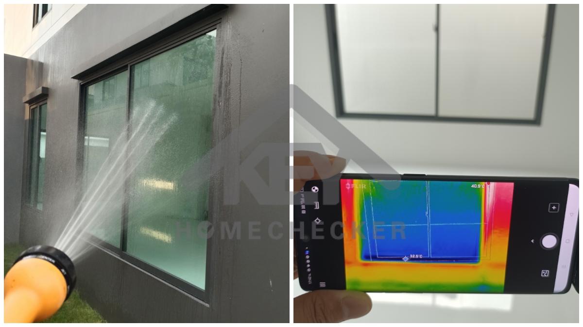 งานเทสน้ำ ประตูหน้าต่าง