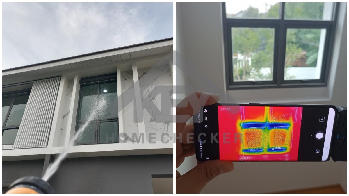 งานเทสน้ำ ประตูหน้าต่าง