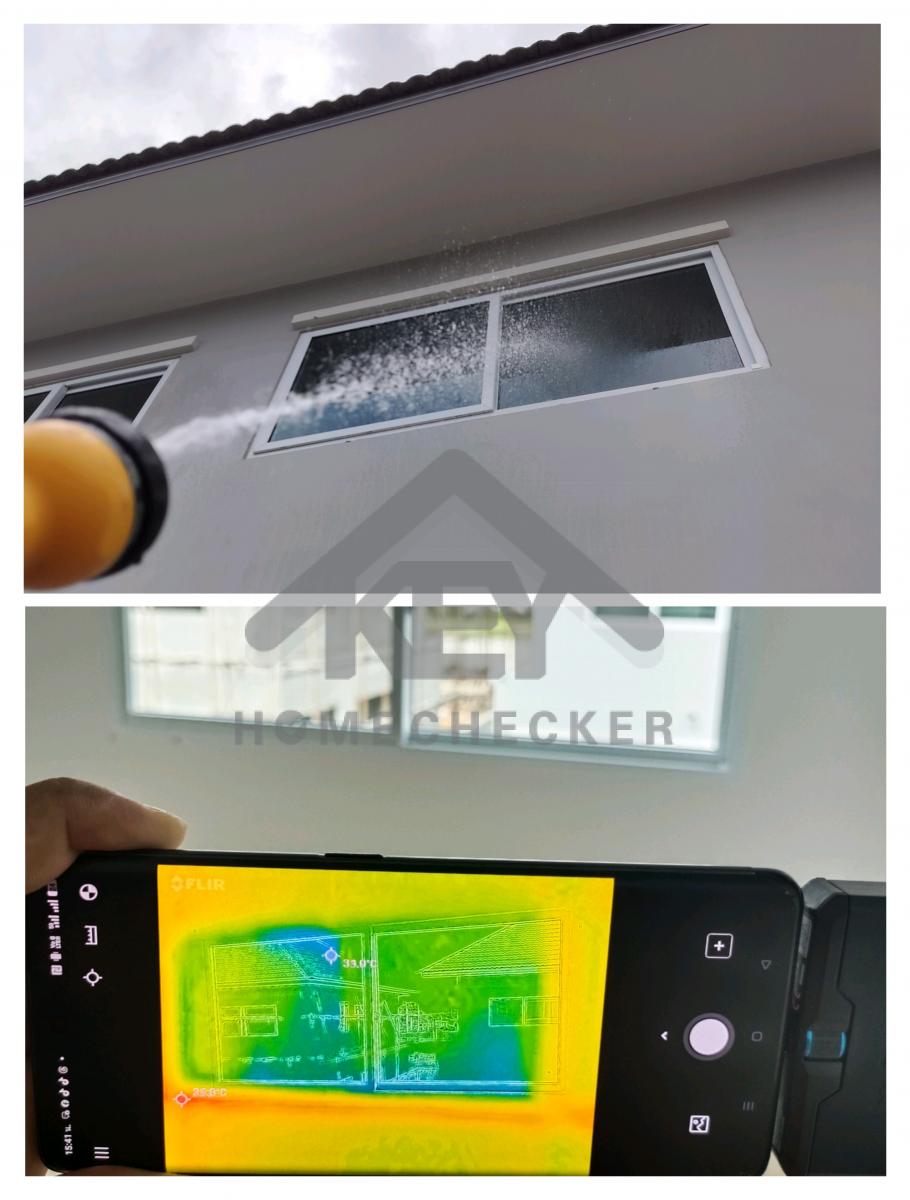 งานเทสน้ำ ประตูหน้าต่าง