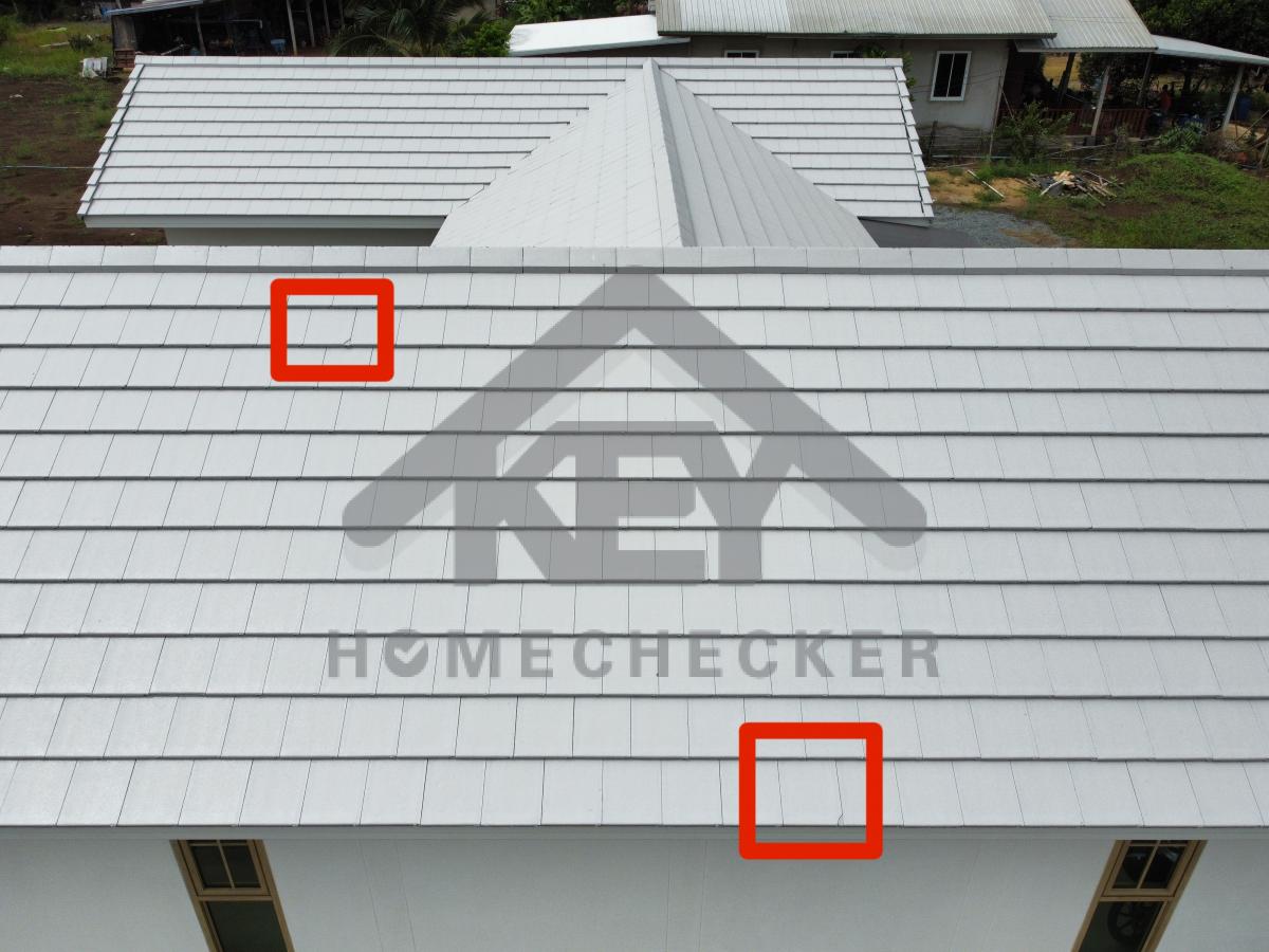 งานตรวจสอบหลังคา