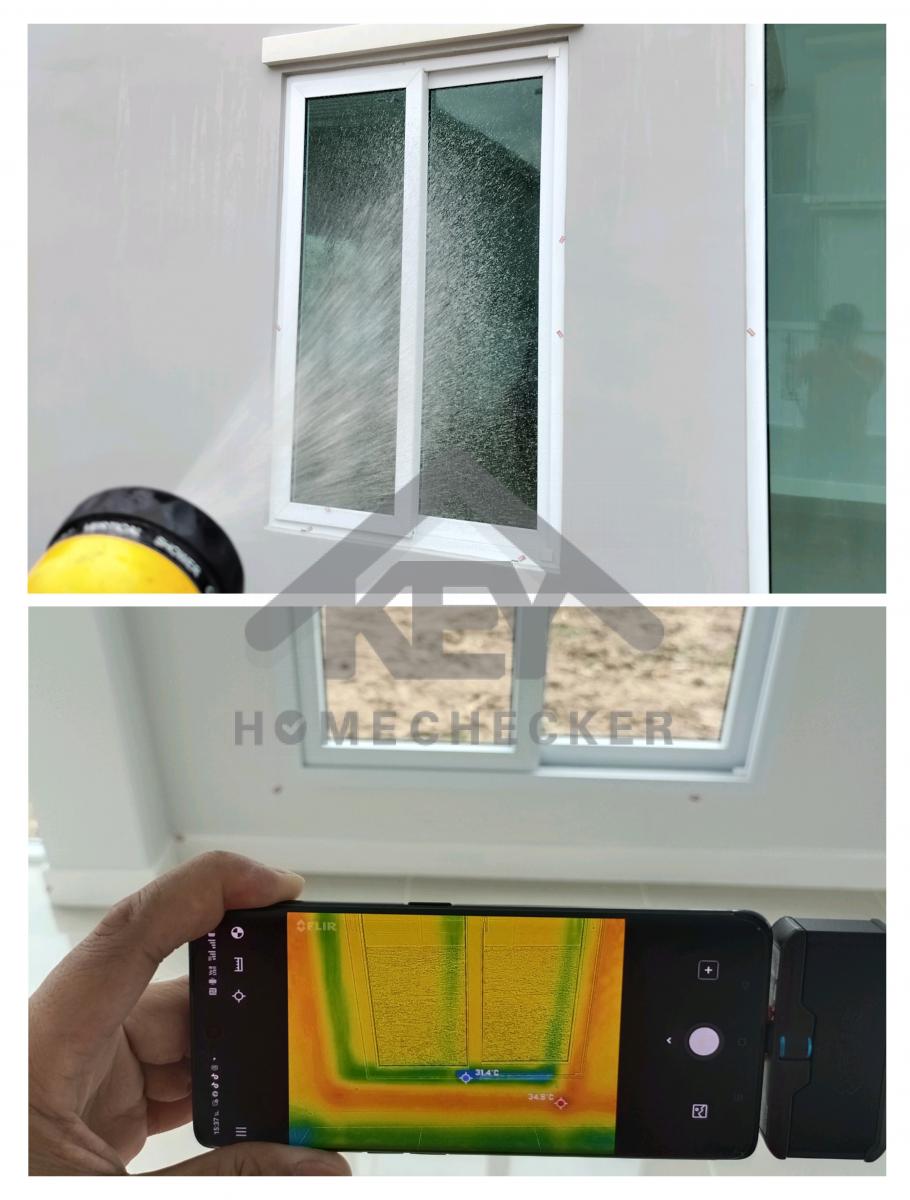 งานเทสน้ำ ประตูหน้าต่าง