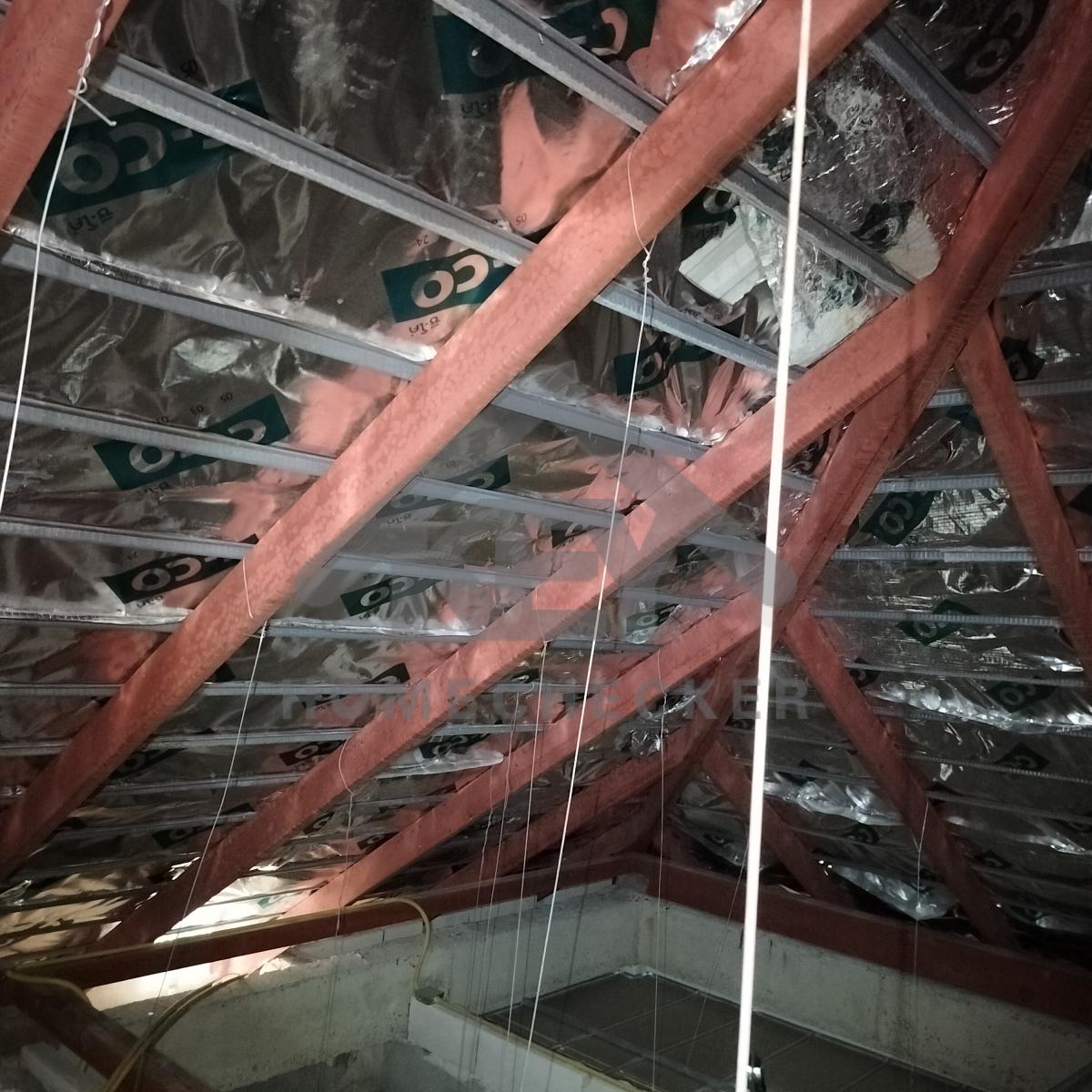 งานฝ้าชายคาและโครงฝ้า