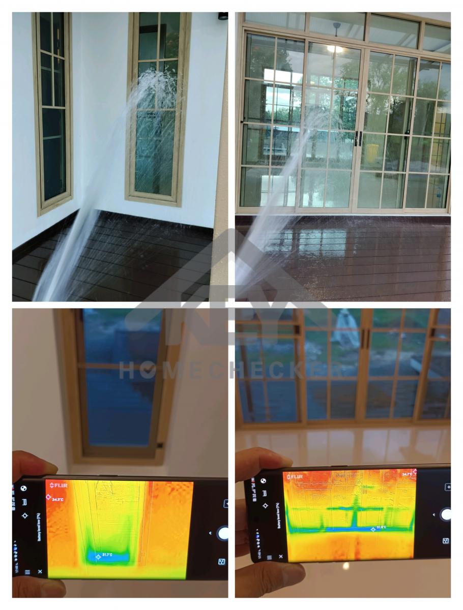 งานเทสน้ำ ประตูหน้าต่าง