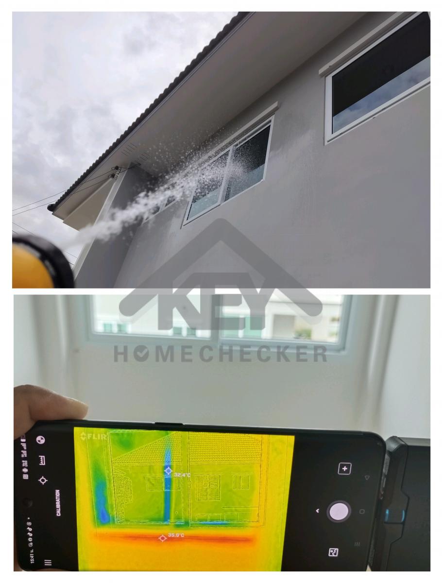 งานเทสน้ำ ประตูหน้าต่าง