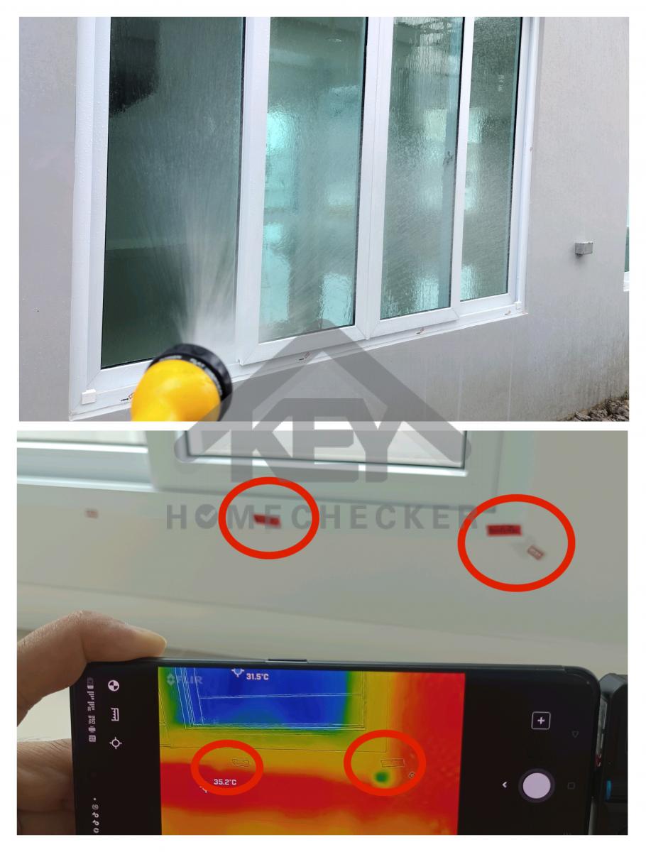 งานเทสน้ำ ประตูหน้าต่าง