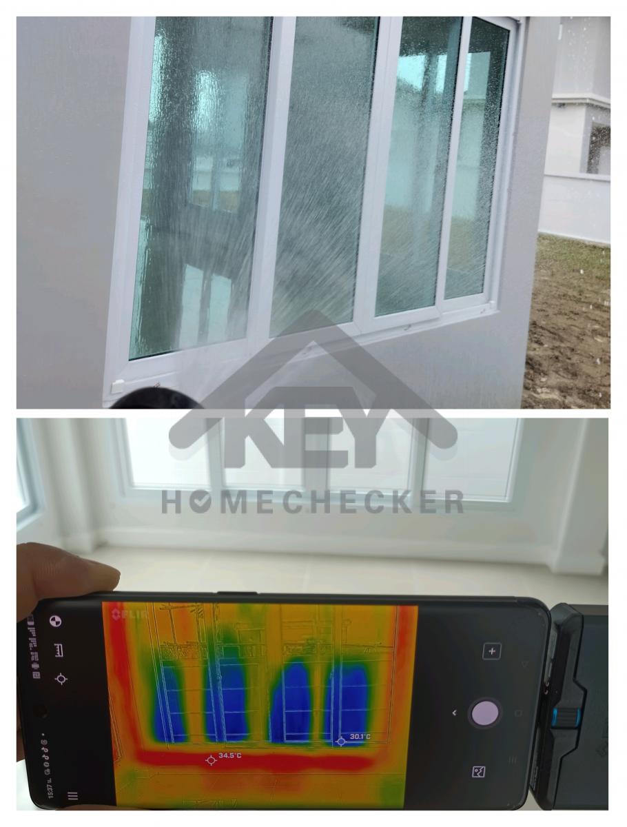 งานเทสน้ำ ประตูหน้าต่าง