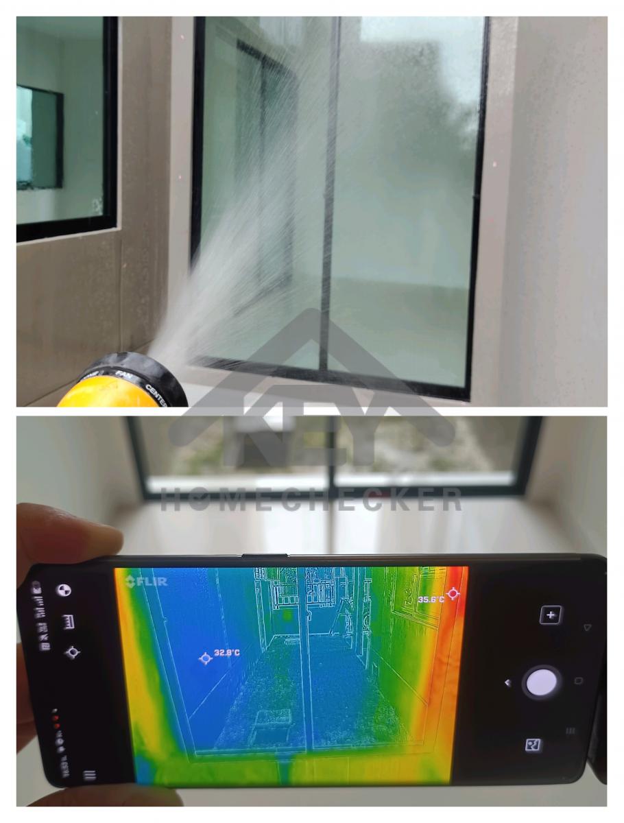 งานเทสน้ำ ประตูหน้าต่าง