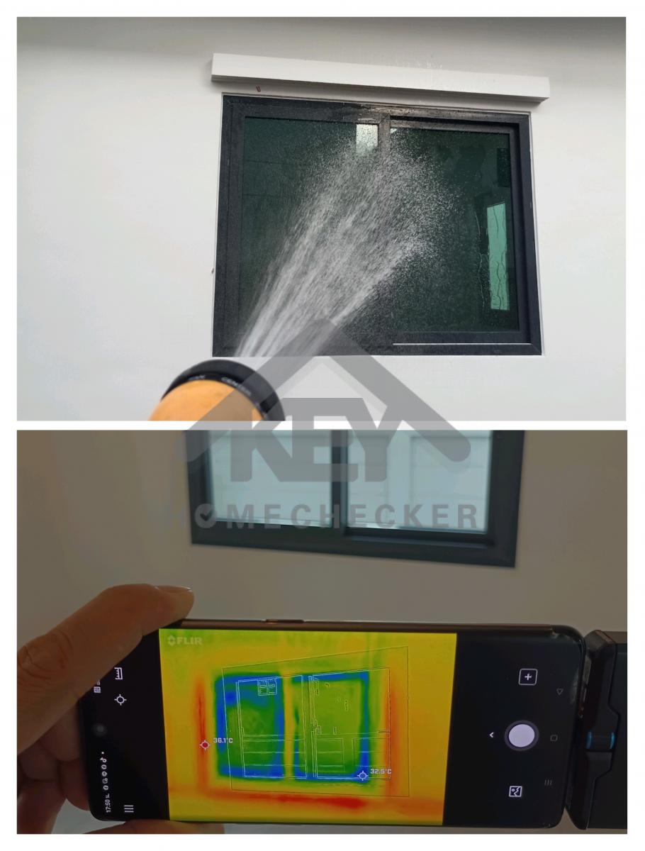 งานเทสน้ำ ประตูหน้าต่าง