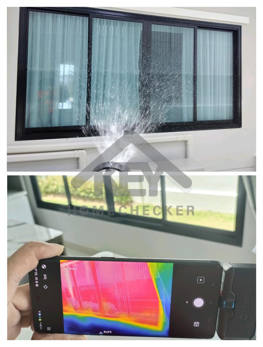 งานเทสน้ำ ประตูหน้าต่าง