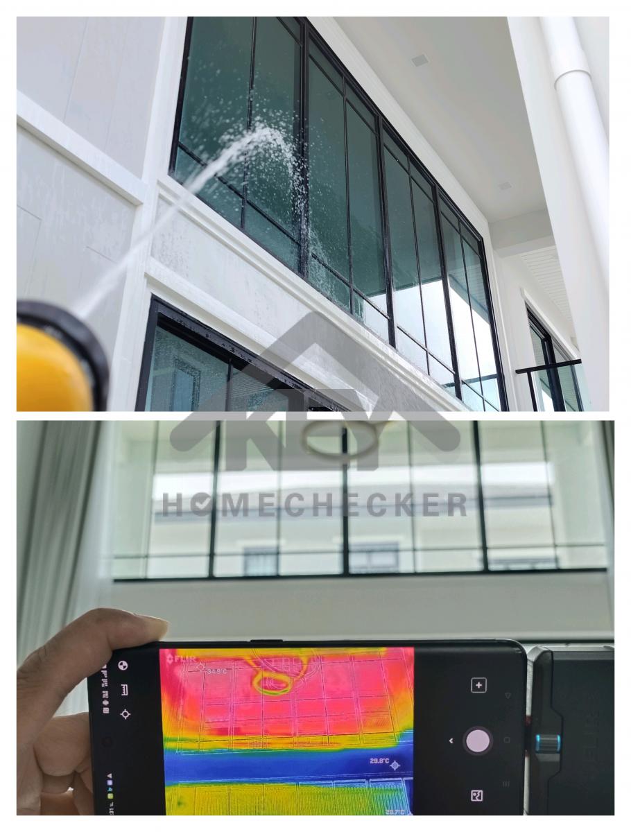 งานเทสน้ำ ประตูหน้าต่าง