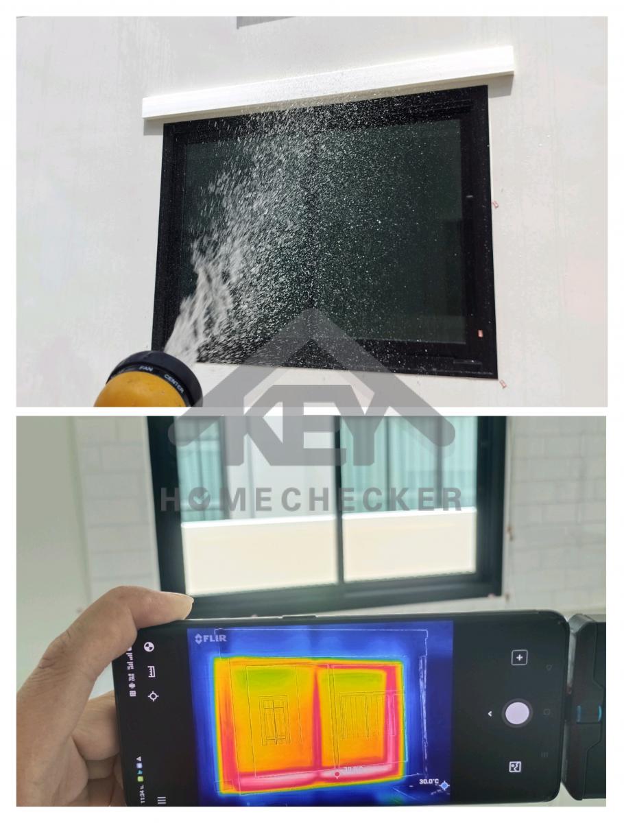 งานเทสน้ำ ประตูหน้าต่าง