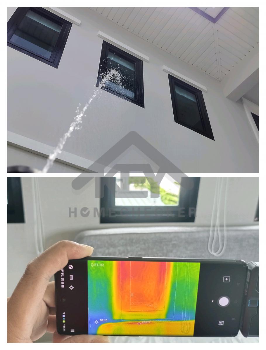 งานเทสน้ำ ประตูหน้าต่าง