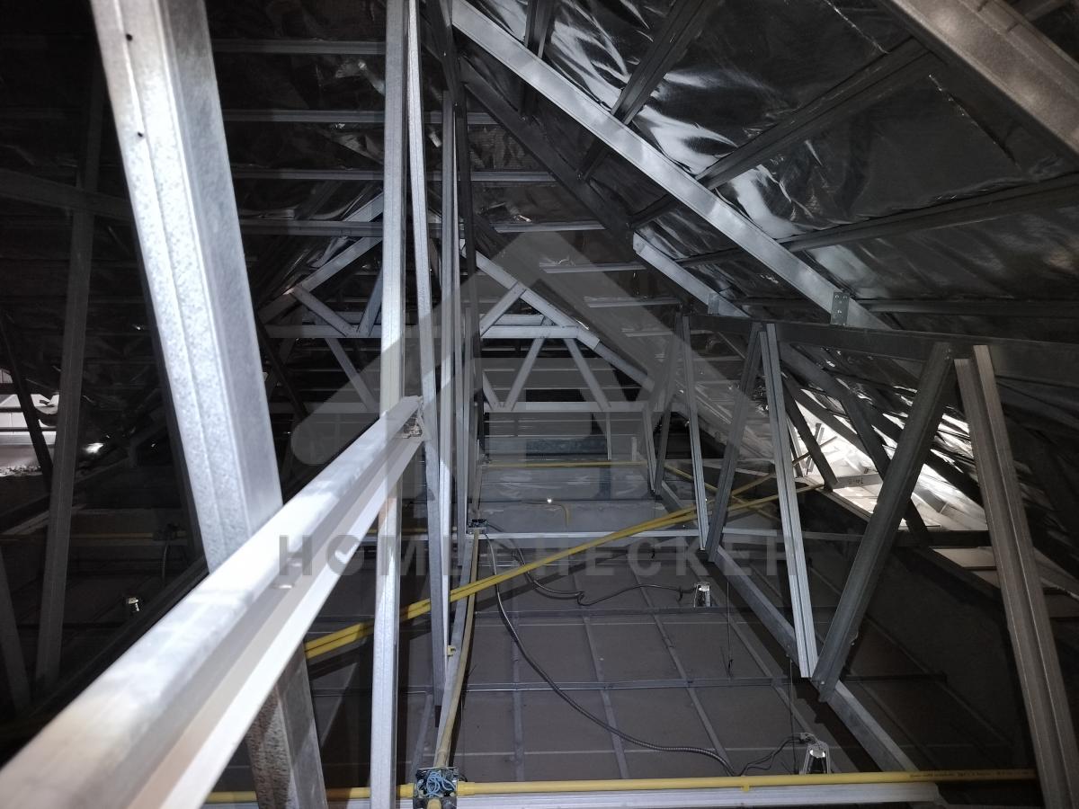 งานฝ้าชายคาและโครงฝ้า