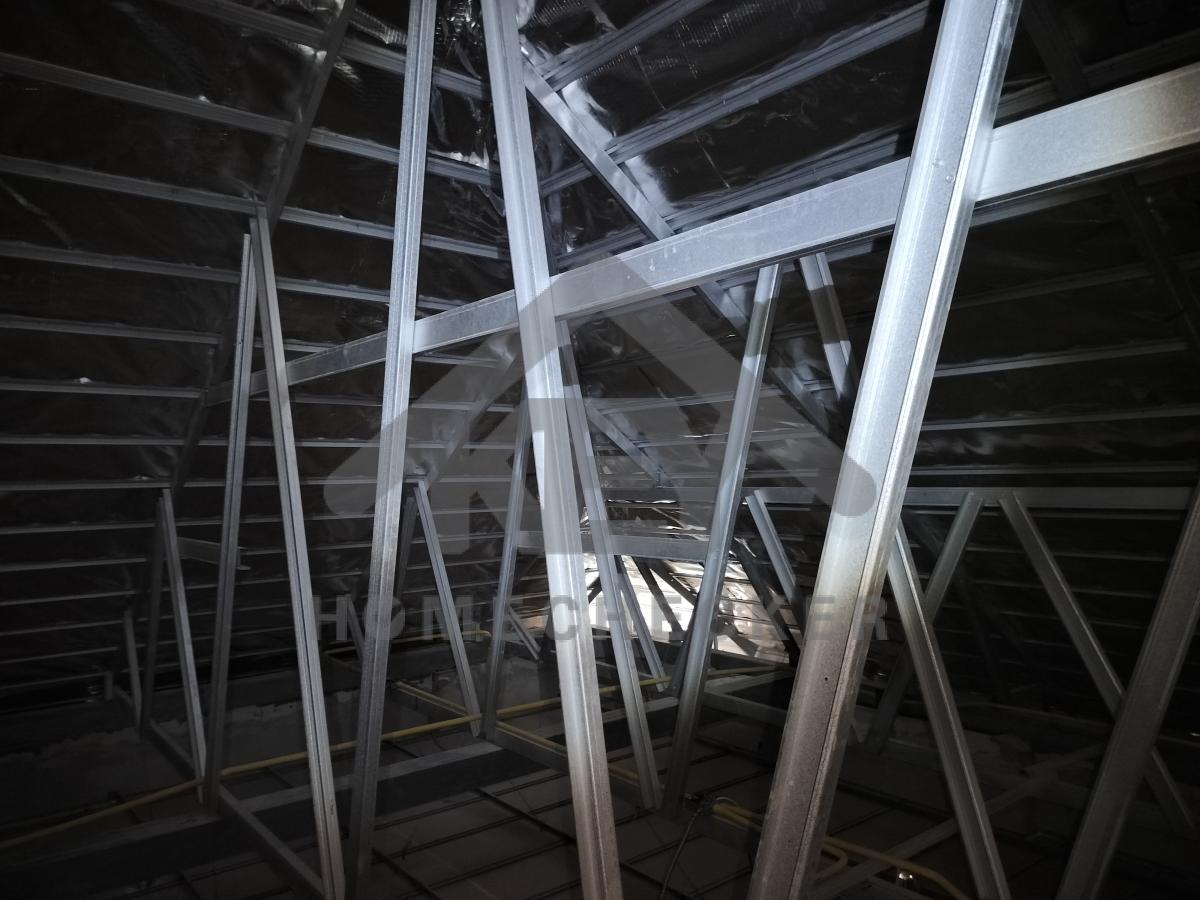 งานฝ้าชายคาและโครงฝ้า