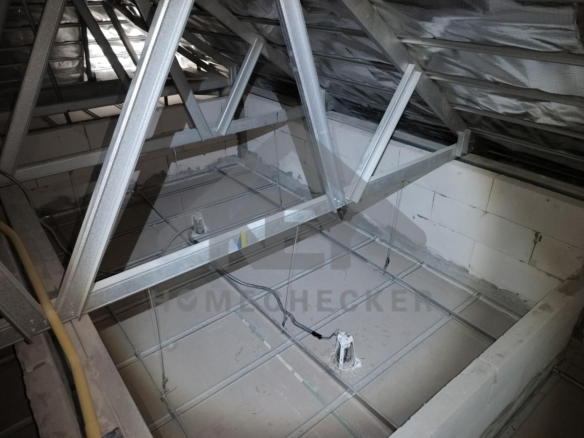 งานฝ้าชายคาและโครงฝ้า