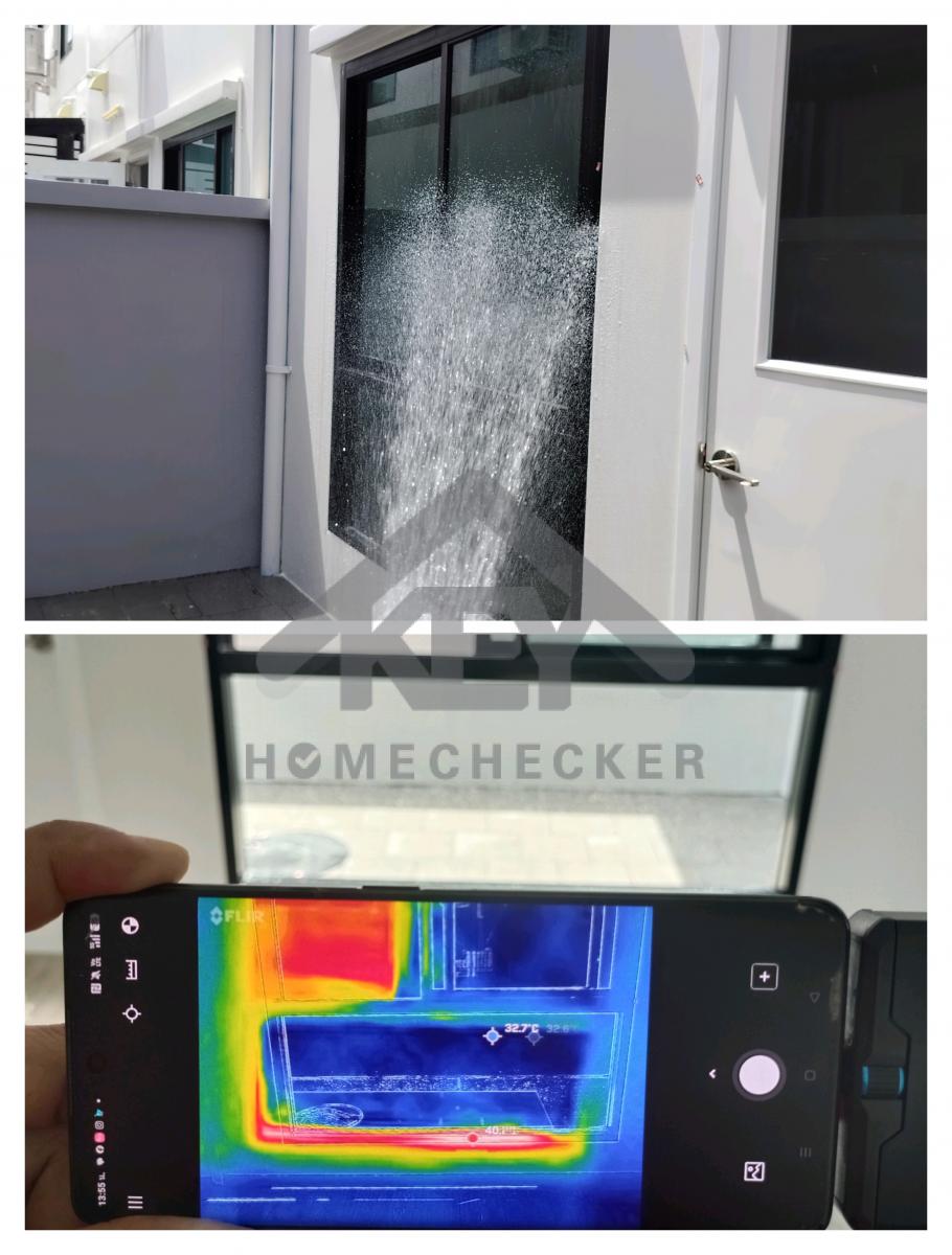 งานเทสน้ำ ประตูหน้าต่าง