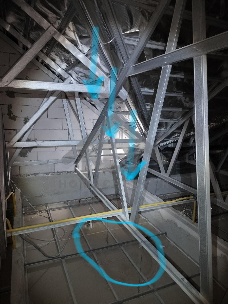 งานฝ้าชายคาและโครงฝ้า