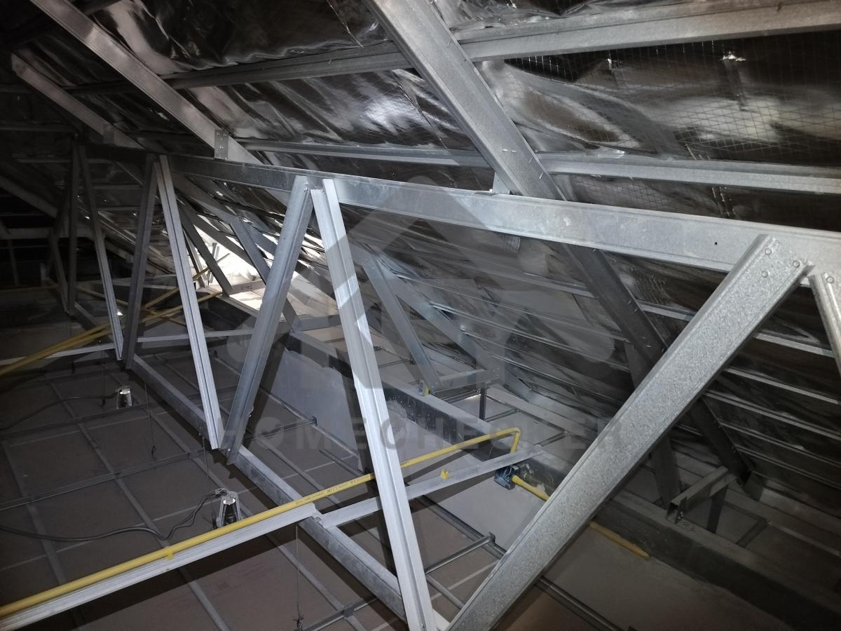 งานฝ้าชายคาและโครงฝ้า