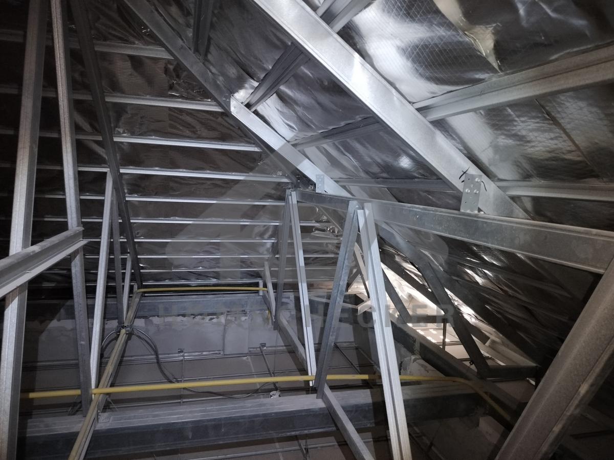 งานฝ้าชายคาและโครงฝ้า