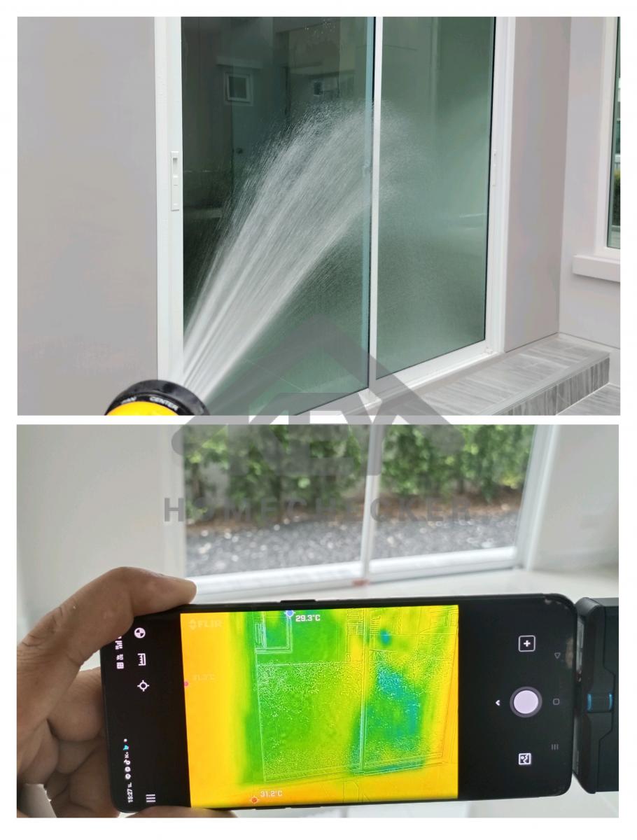 งานเทสน้ำ ประตูหน้าต่าง