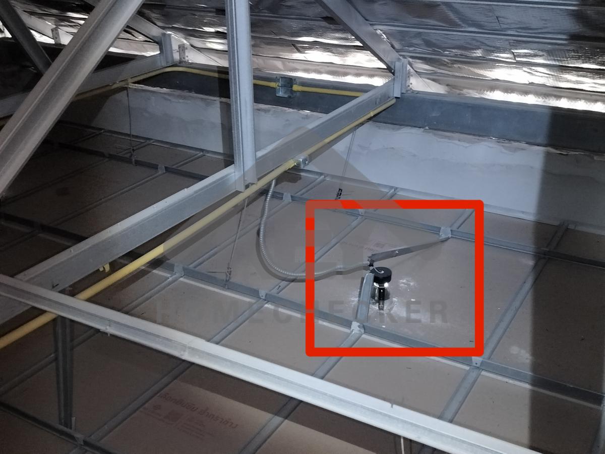 งานฝ้าชายคาและโครงฝ้า