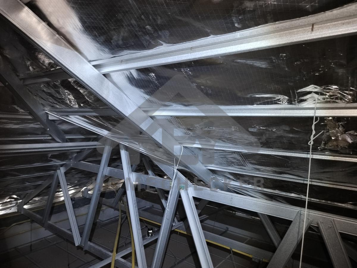 งานฝ้าชายคาและโครงฝ้า