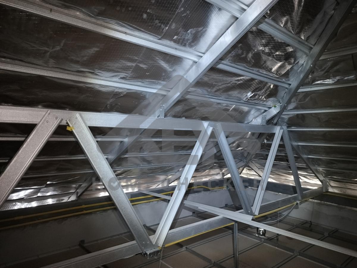 งานฝ้าชายคาและโครงฝ้า