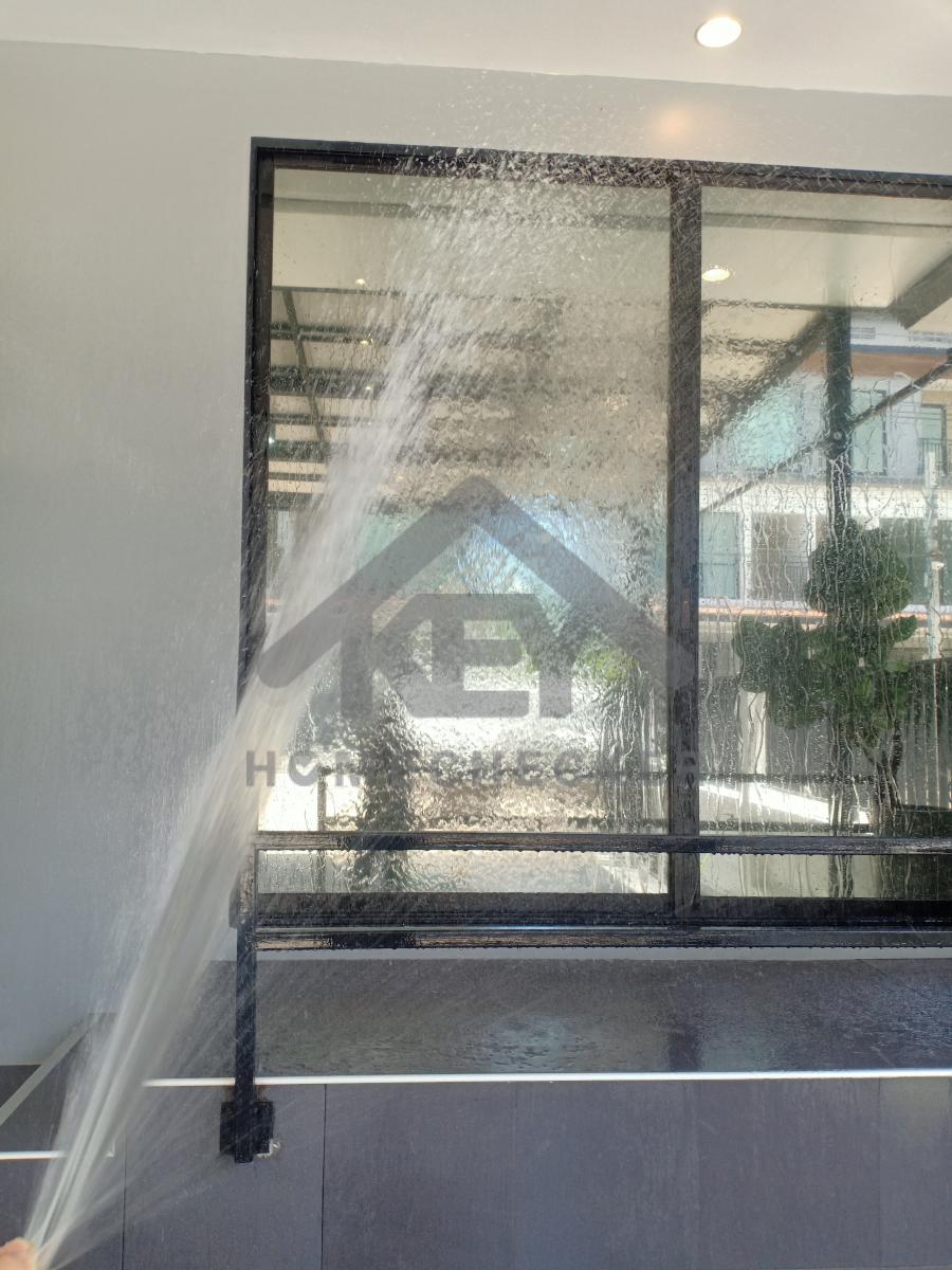 งานเทสน้ำ ประตูหน้าต่าง