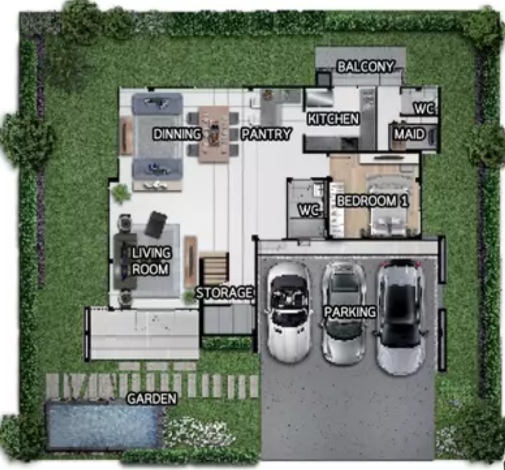 ผังบ้านหรือคอนโด