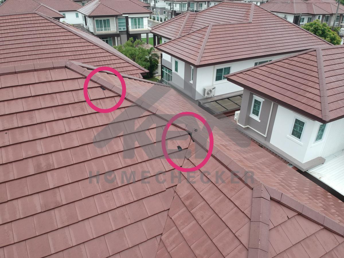 งานตรวจสอบหลังคา