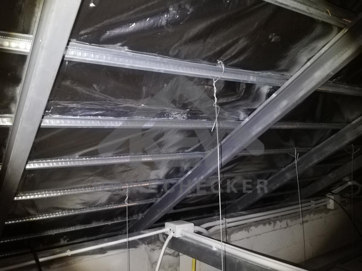 งานตรวจสอบหลังคา