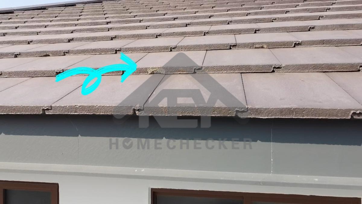 งานตรวจสอบหลังคา