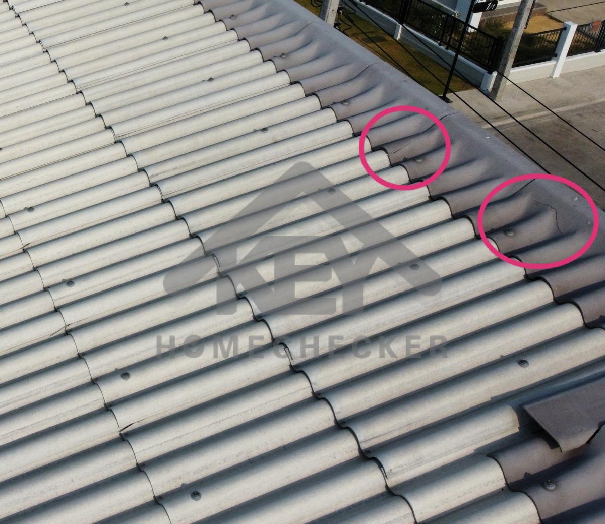 งานตรวจสอบหลังคา