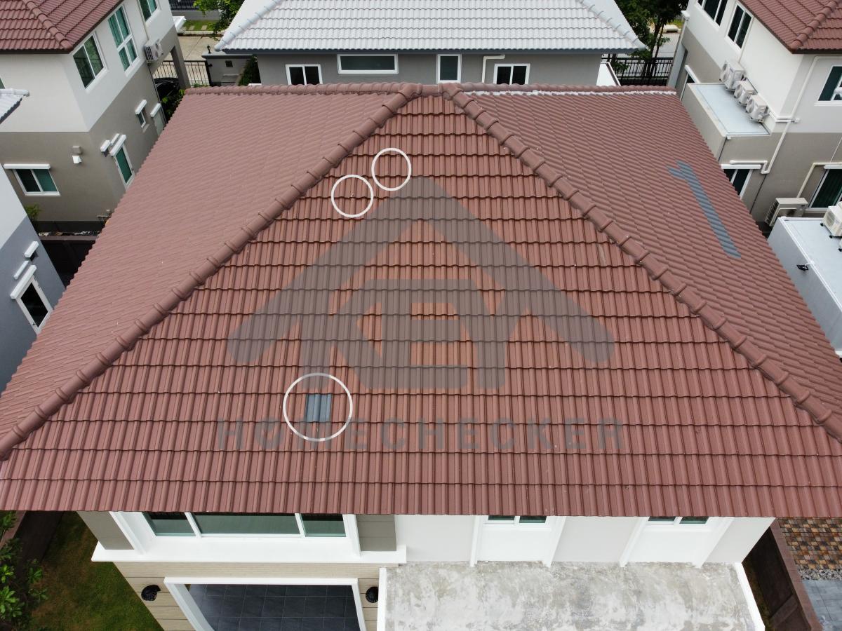 งานตรวจสอบหลังคา