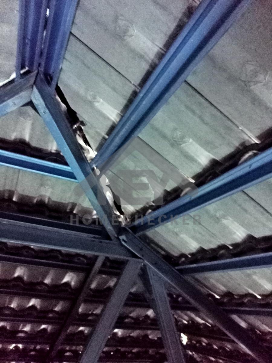 งานตรวจสอบหลังคา