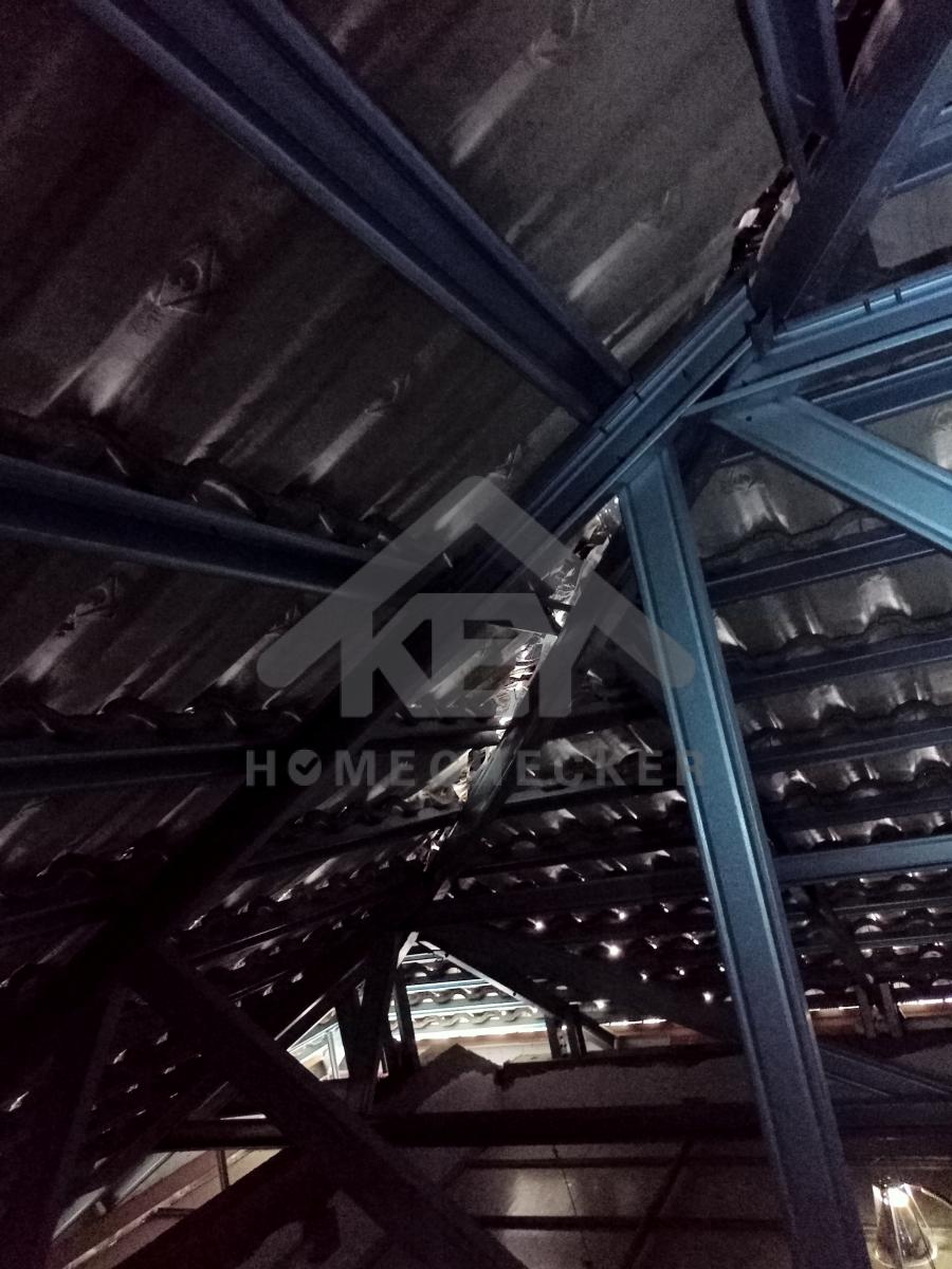 งานตรวจสอบหลังคา