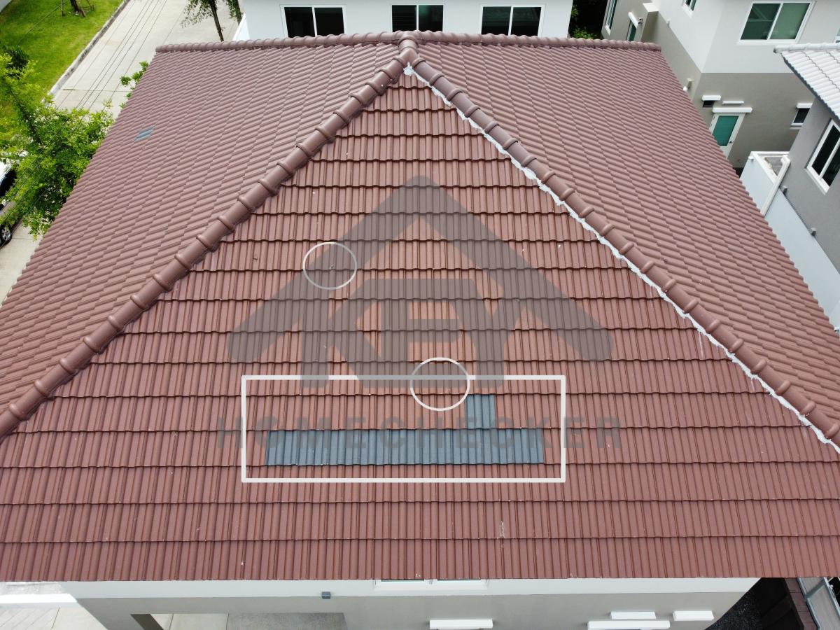 งานตรวจสอบหลังคา