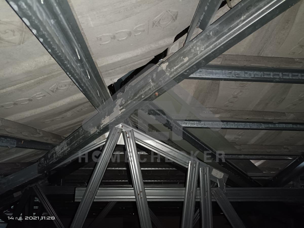 งานตรวจสอบหลังคา