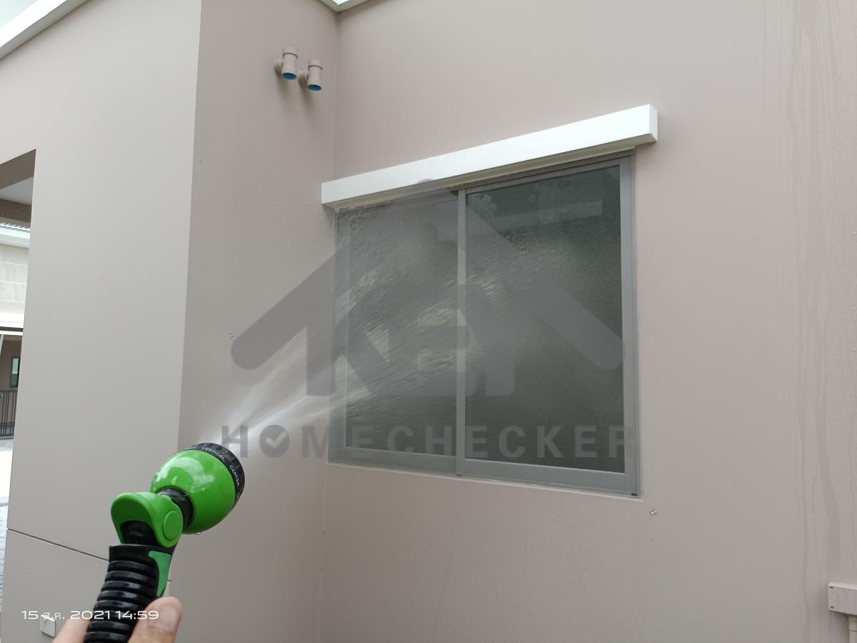 งานเทสน้ำ ประตูหน้าต่าง