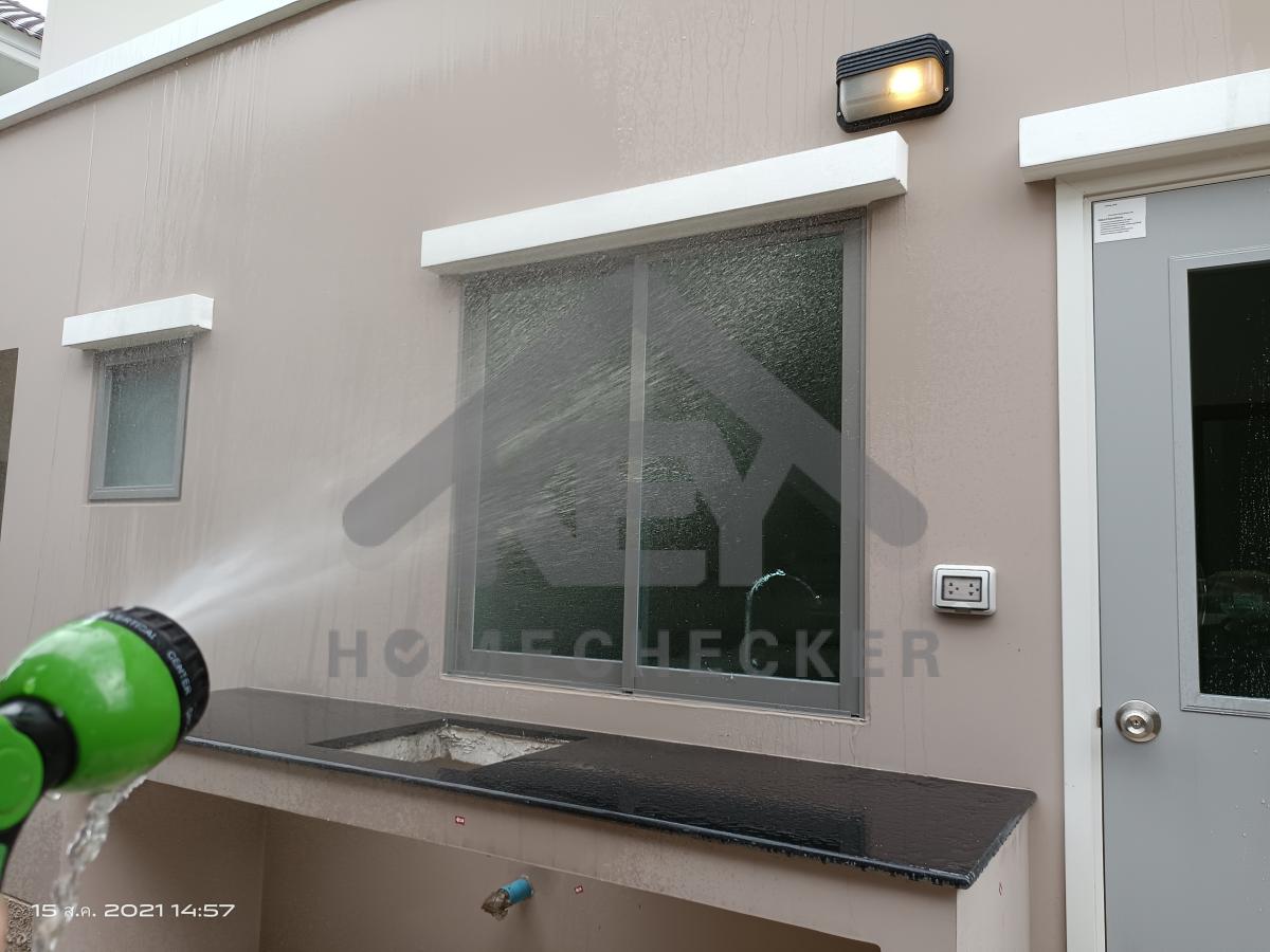 งานเทสน้ำ ประตูหน้าต่าง