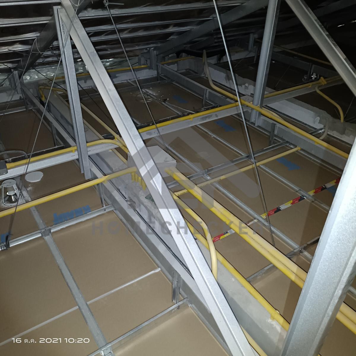 งานตรวจสอบหลังคา