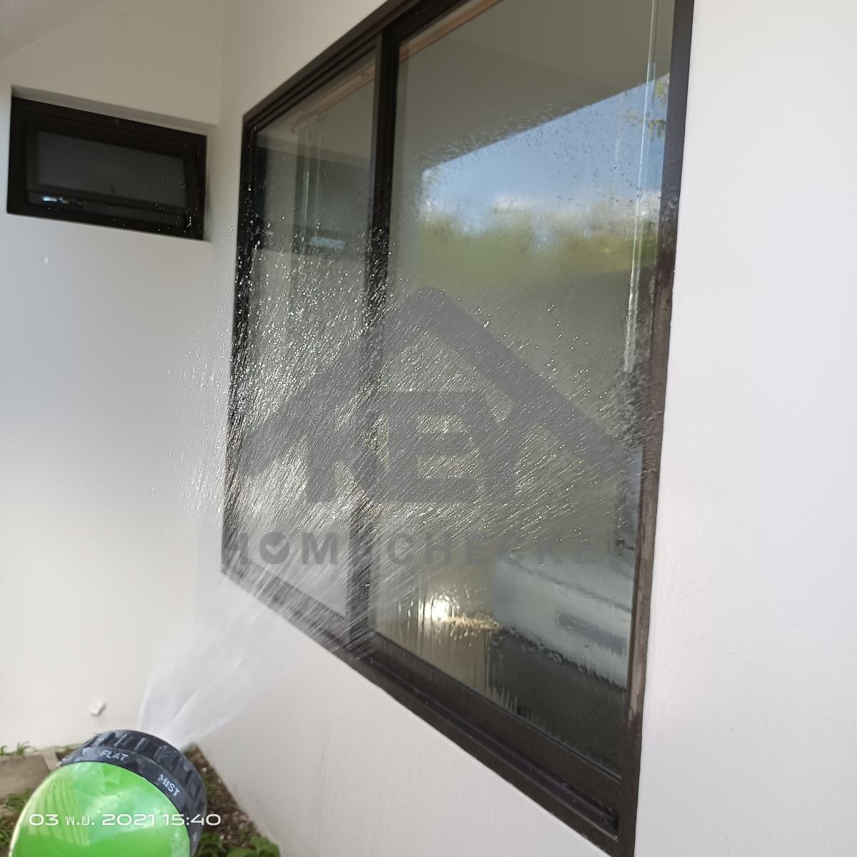 งานเทสน้ำ ประตูหน้าต่าง