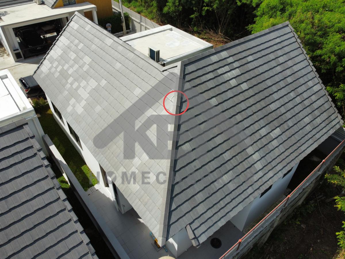 งานตรวจสอบหลังคา